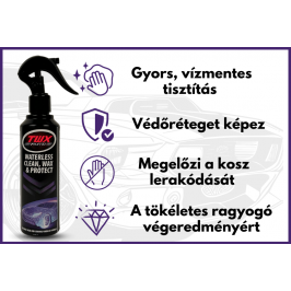 TWX® Auto 3 az 1-ben víz nélküli, tiszta, viaszos és védőfelület az autó külső részére